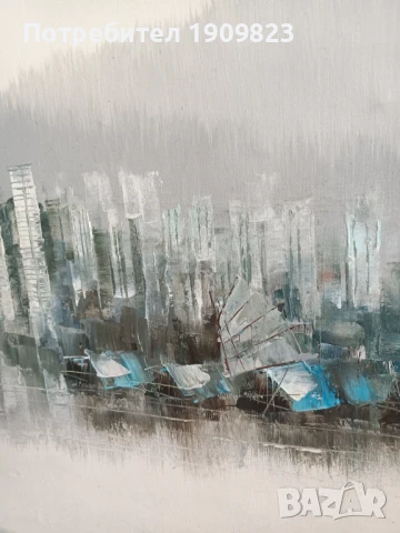 Голяма маслена картина , снимка 5 - Картини - 51307389