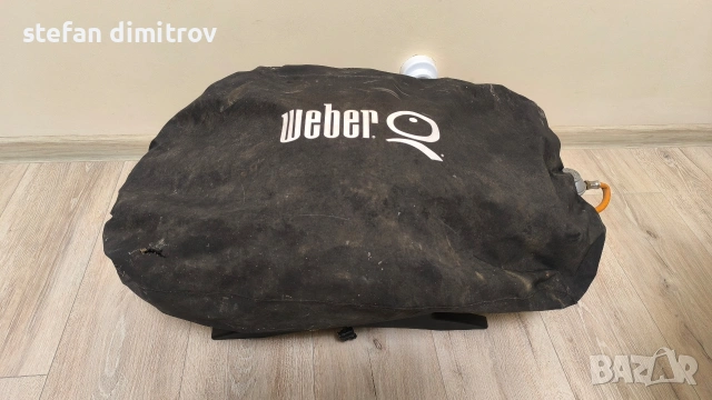 Weber Q 1000 газово барбекю 2.6 kW,  черно , снимка 3 - Газови котлони - 54198412