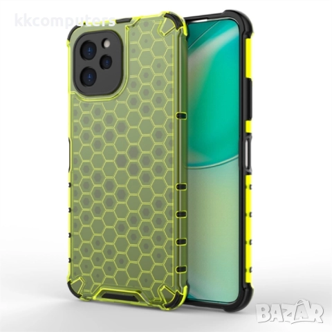 Huawei Nova Y61 Силиконов Калъф Honeycomb TPU и Протектор, 19,90 лв, снимка 8 - Калъфи, кейсове - 52732493