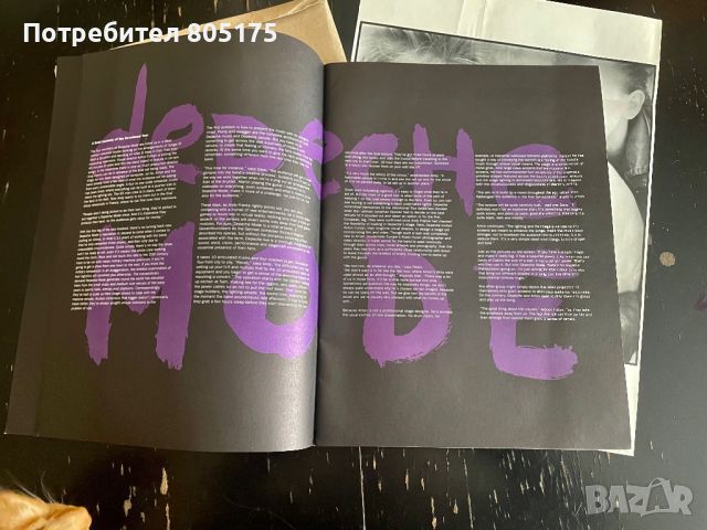 Depeche mode. Devotional tour 1993/94. Tour programe Poster catching up with depeche mode, снимка 3 - Колекции - 45695859