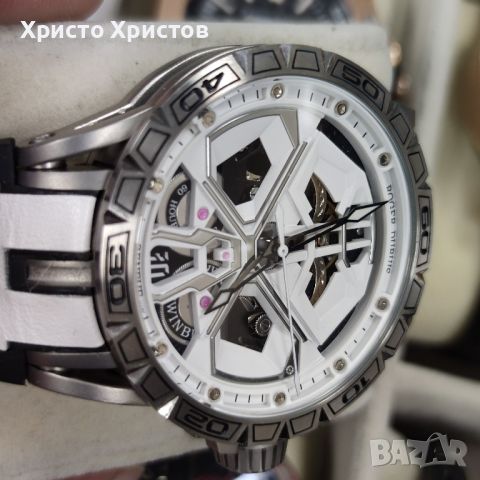 Мъжки луксозен часовник Roger Dubuis Skeleton, снимка 3 - Мъжки - 45539891