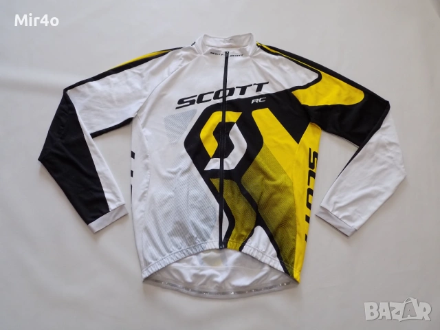 вело джърси scott rc горнище яке екип блуза фанела елек спорт шосейно колоездене мъжко оригинал XXL