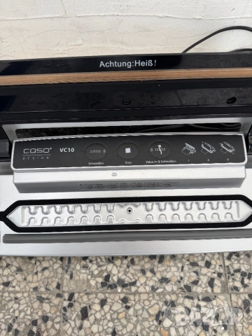 Машина за Вакуумиране Caso 1340 VC10 Silber 110 W, Опаковъчна Машина, сребриста!, снимка 3 - Други - 52722267
