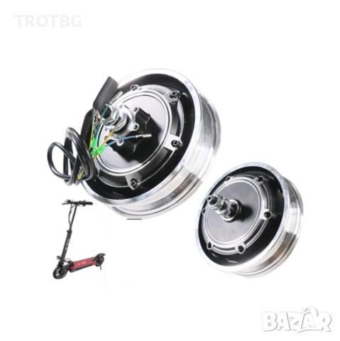 Електромотор за KuGoo M4 / M4 Pro в комплект с 10-инча гума, 500W 48V двигател за тротинетка, снимка 4 - Друга електроника - 52637455