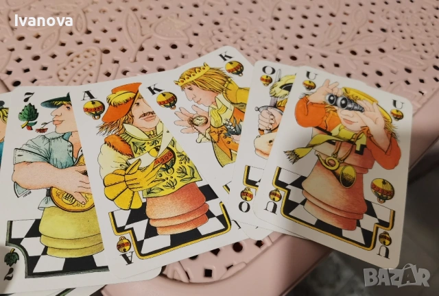 Ретро карти за белот от ГДР, нови, снимка 2 - Карти за игра - 53719413