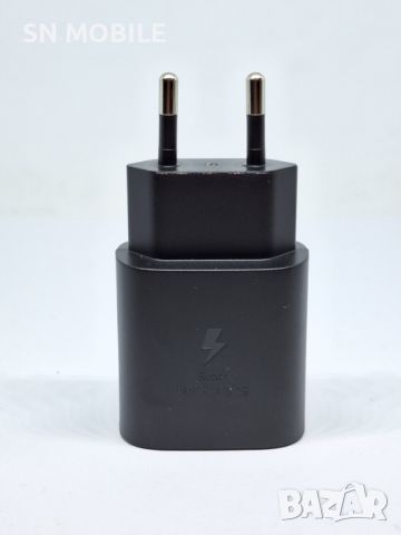 Оригинално Зарядно SAMSUNG 25W 220v Super Fast Charger USB-C EP-TA800EBE, Черен (Bulk), снимка 2 - Оригинални зарядни - 45236075