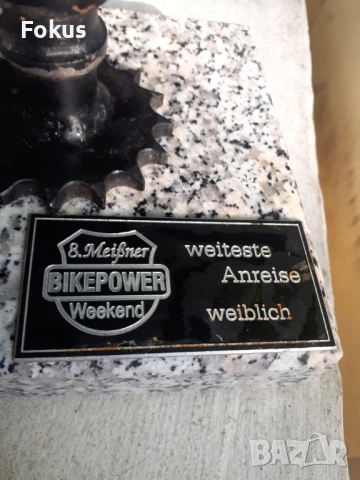 Стар макет редуктори с мраморен постамент, снимка 2 - Антикварни и старинни предмети - 53329853