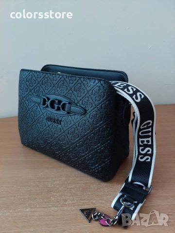 Луксозна чанта Guess/черна код SG-20, снимка 5 - Чанти - 41863358