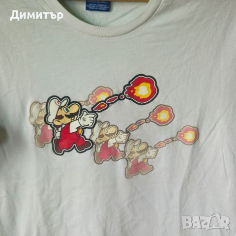 Super Mario Champion тениска t-shirt limited edition Large nintendo, снимка 2 - Тениски - 45968651