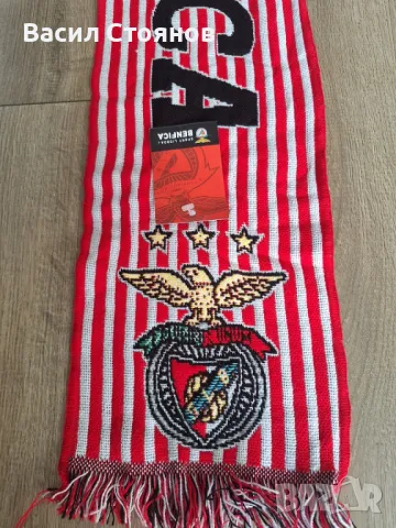 Бенфика / Benfica - футболен шал, снимка 2 - Фен артикули - 48852275