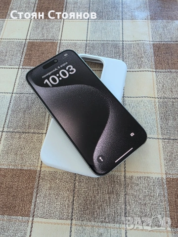 Възможен бартер/IPhone 15 pro Natural Titanium , снимка 2 - Apple iPhone - 54105057