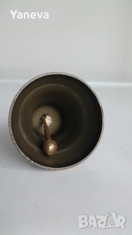 Бронзова камбанка , изчистен дизайн с чист, ясен и продължителен звън. , снимка 4 - Антикварни и старинни предмети - 53889992