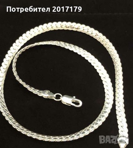 СРЕБЪРНО КОЛИЕ дамско, снимка 3 - Колиета, медальони, синджири - 46521423