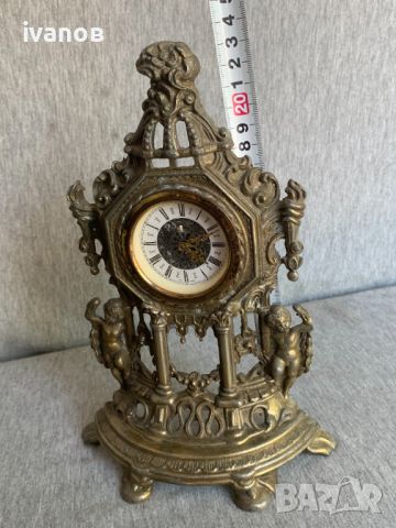 настолен бароков часовник , снимка 3 - Антикварни и старинни предмети - 46417094