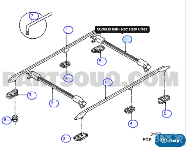 Напречни греди за багажник на таван за Ford Escort, снимка 9 - Аксесоари и консумативи - 53703418