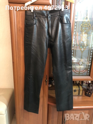2 броя кожени панталони.100% телешки бокс.