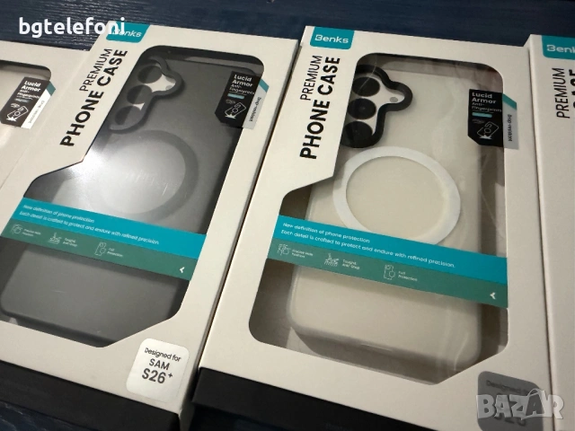 BENKS луксозни матирани Magsafe гърбове за Samsung Galaxy S26 Ultra,S26+,S26, снимка 9 - Калъфи, кейсове - 53953238