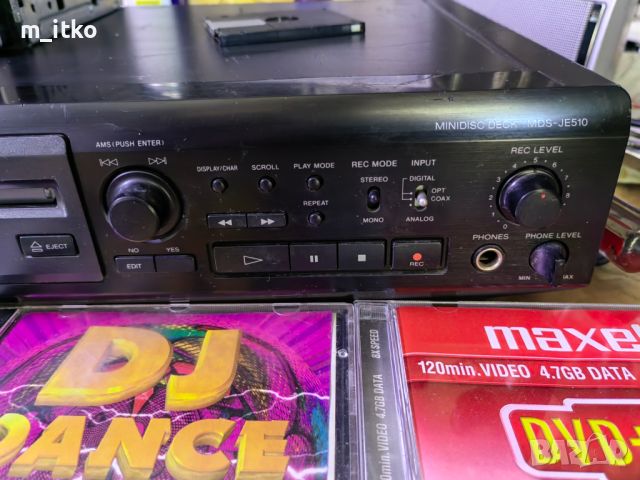 Sony MDS-JE510 Minidisc, снимка 2 - Ресийвъри, усилватели, смесителни пултове - 45633282