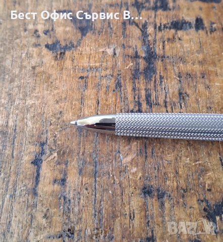 химикалка HUGO BOSS Elemental сребро метал с шарки тип рибена кост, снимка 6 - Ученически пособия, канцеларски материали - 53382566