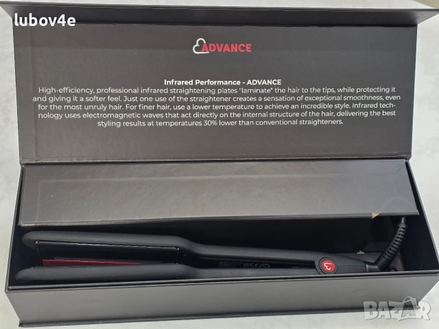 NEW Ламинираща преса ADVANCE с Infrared лъчи-Therapy PERFORMANCE , снимка 4 - Преси за коса - 53416368