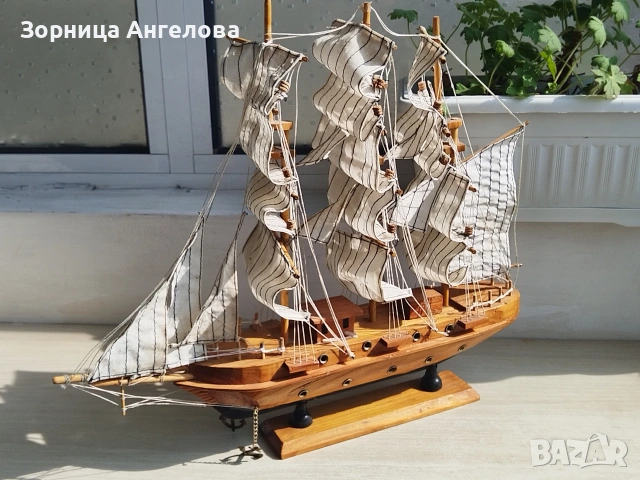 Декоративен ветроходен кораб. Произход Германия. , снимка 2 - Колекции - 53692340