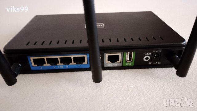 Wi-Fi D-Link Dir-635 RangeBooster N 650 Router с USB, снимка 4 - Рутери - 45708770