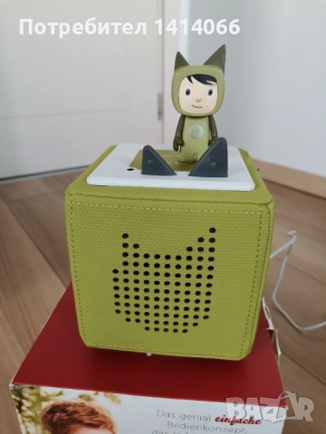 Нова Колонка Зелен Toniebox за разказване на приказки, снимка 5 - Образователни игри - 52225955