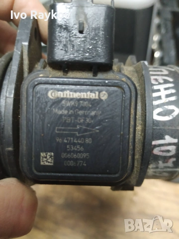 Дебитомер за Citroen Peugeot, 1.4 TDCI, 96 471440 80, 9647144080, 5WK9 7004, 5WK97004, снимка 5 - Части - 53476900