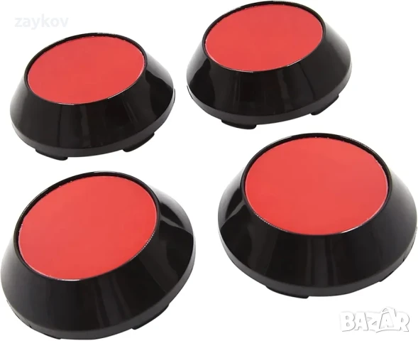 Комплект от 4 капачки за централни джанти за автомобилни джанти ABSOPRO с 4 щипки