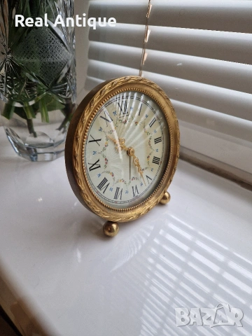 Страхотен рядък антикварен колекционерски френски бронзов будилник , снимка 4 - Антикварни и старинни предмети - 53932510