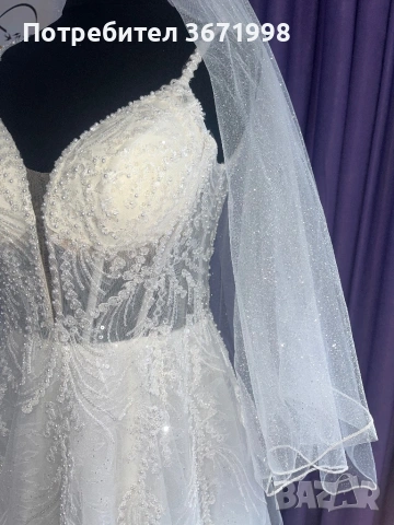 Булчинската  рокля, снимка 7 - Сватбени рокли - 53109205