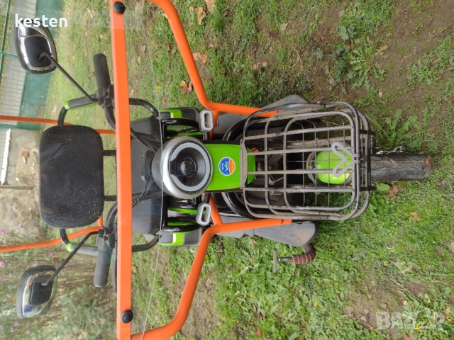 Електрическа триколка с три седалки и покрив EcoWay М19P, снимка 6 - Мотоциклети и мототехника - 52181738