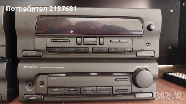 Продавам аудио система KENWOOD с 2 тонколони, снимка 3 - Аудиосистеми - 46495501