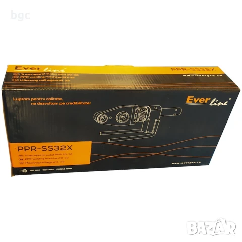  Комплект за лепене на PPR тръби Everline PPR-SS32X, 800 W, 220 V, 270°C автоматичен термостат, 20/2, снимка 4 - Други инструменти - 50470230