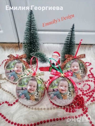 Коледни топки със снимки на най- ниски цени само при нас, снимка 5 - Декорация за дома - 52532162