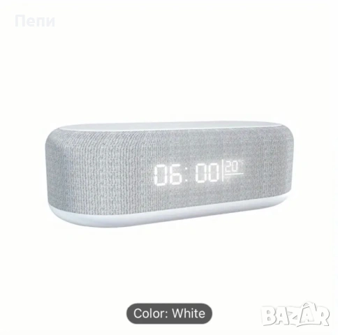 Лед часовник с безжично зареждане на телефона, снимка 4 - Друга електроника - 53584932