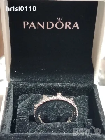 Пръстен Pandora S925 корона, снимка 3 - Пръстени - 47307329