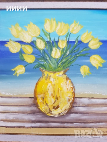 Картина маслени бои в луксозна рамка