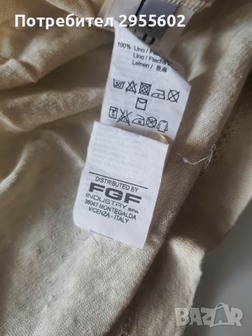 C.P.Company 100% ленена тениска, снимка 5 - Тениски - 45468000
