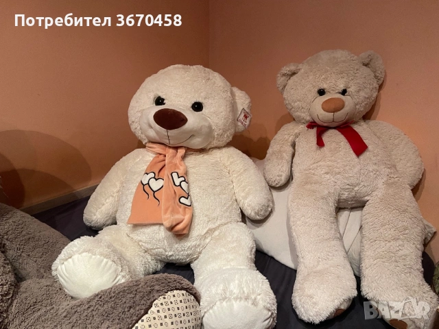 Плюшено мече плюшени мечета различни размери и големина видове кафяв бял бежов мечок, снимка 10 - Плюшени играчки - 53722133