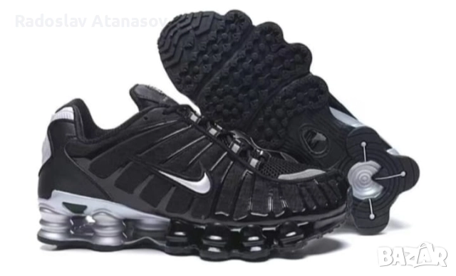 Мъжки Nike Shox TL Black КОД 2035 , снимка 5 - Маратонки - 52524487