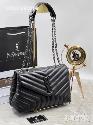 Черна чянта YSL кодSG81, снимка 3 - Чанти - 39781822