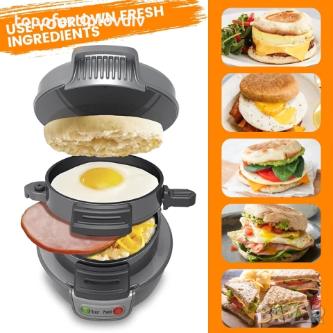 Уред за бургери Orvica,Гаранция, снимка 5 - Тостери - 51941673