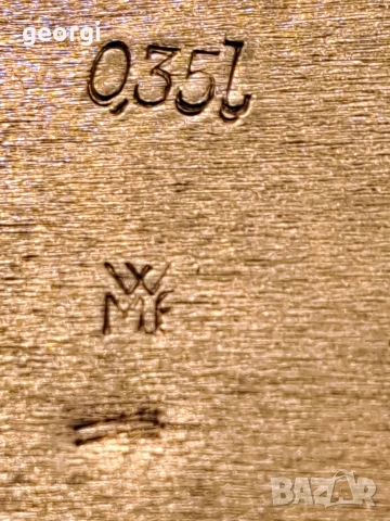 порцеланова захарница WMF с посребрен обков, снимка 5 - Сервизи - 53287972