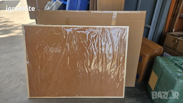 Ново! Дървено табло с корк в 5 размера с пинчета и връв за закачане, снимка 2 - Друго - 51942692