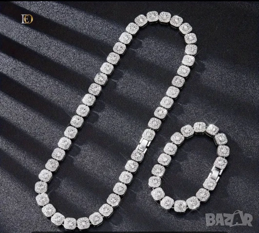 унисекс колие и гривна от оригинална стомана , снимка 3 - Колиета, медальони, синджири - 50870688