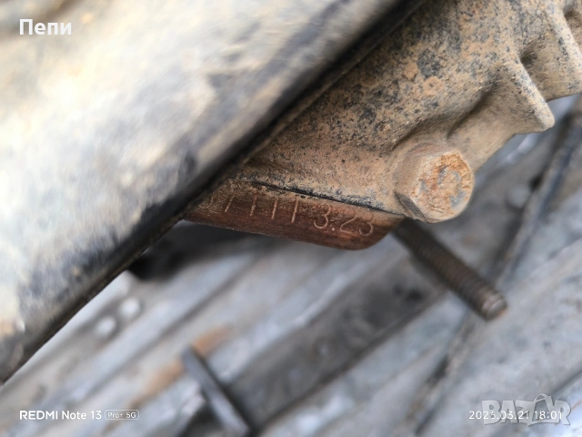 Комплект заден мост с диференциал и полуоски от Мерцедес 190, снимка 2 - Части - 53932291