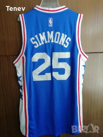 Philadelphia #25 Simmons Adidas оригинален потник Филаделфия NBA , снимка 1 - Тениски - 46820836