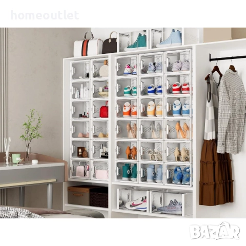ПРОМОЦИЯ Органайзер за обувки от PVC (24 части) HOMIDEC FY-XH220805001, снимка 3 - Шкафове - 52801077