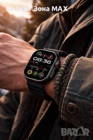 Уникален Смарт часовник, T900 Ultra 2.0, снимка 4 - Мъжки - 53134872